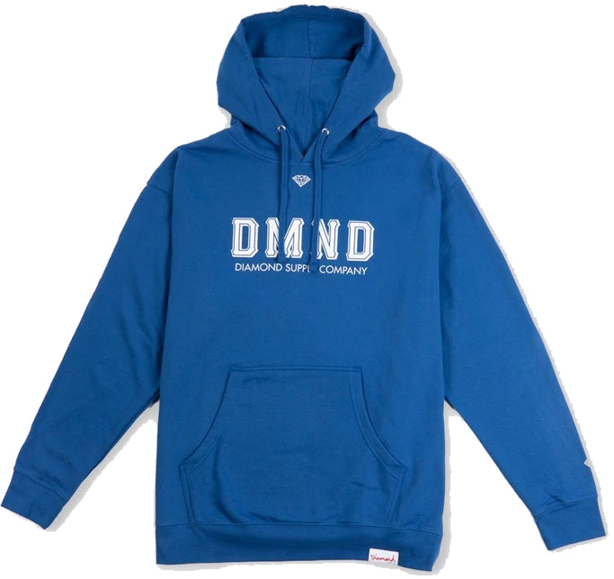 Diamond Supply Co Block Hoodie Royal Blue SK8 Clothing