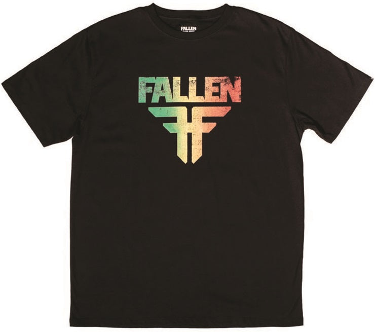 Fallen Insignia Tee Black Multi Sk8 Clothing