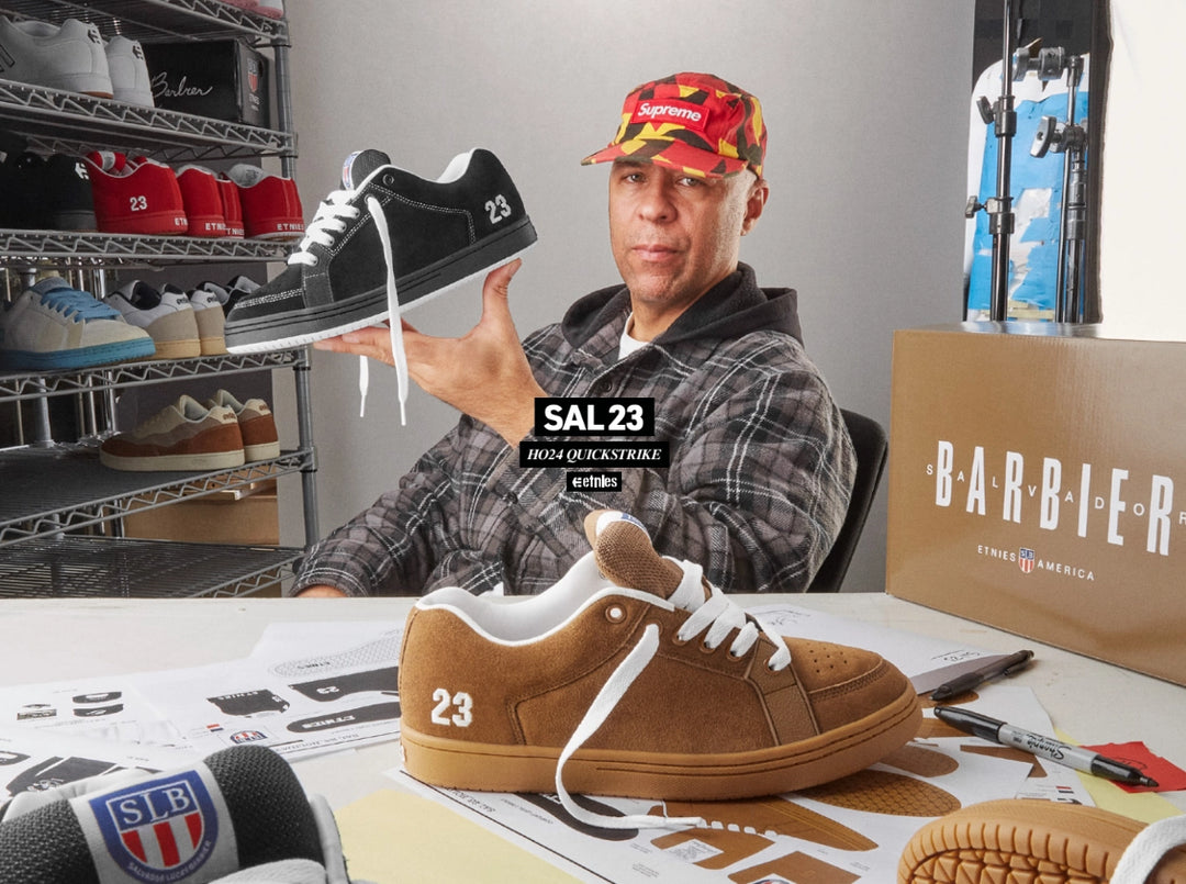 The Comeback of a Classic: Sal Barbier’s iconic etnies Sal 23 skate shoe returns!