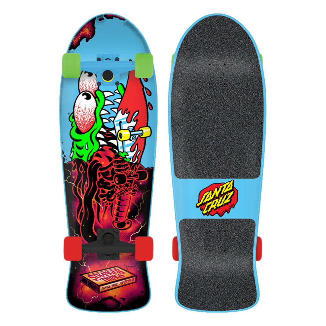 Santa Cruz x Stranger Things Meek Slasher Shaped Cruiser 10.1