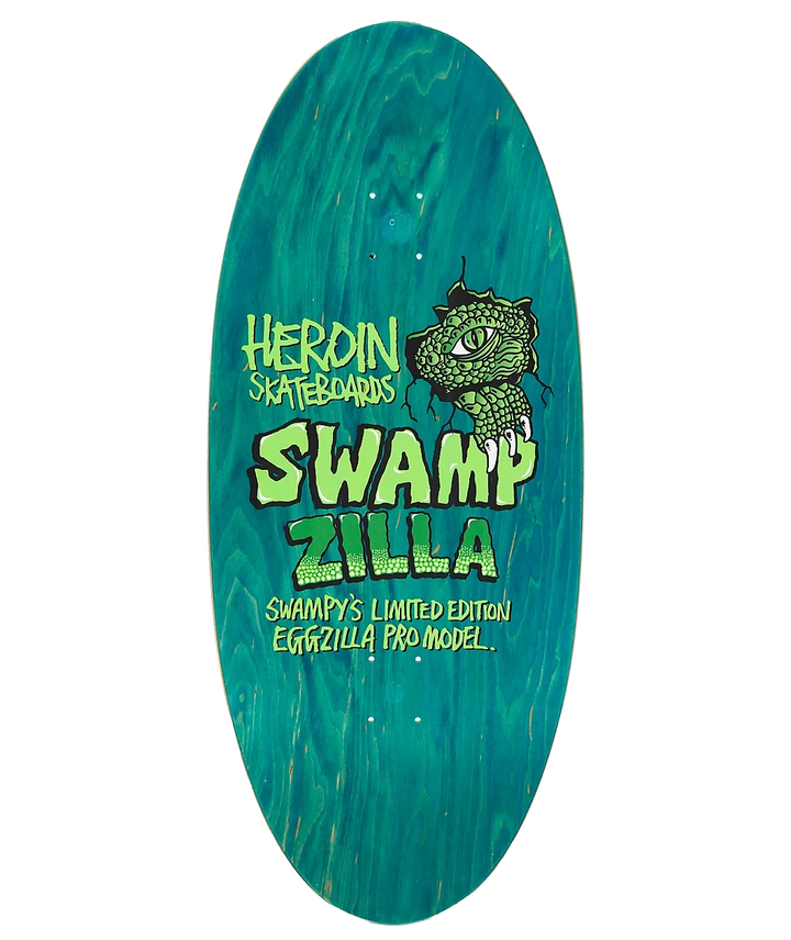 Heroin Swampzilla Skateboard Deck 13.0