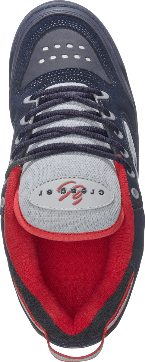 eS Creager Shoe, Navy Grey Red