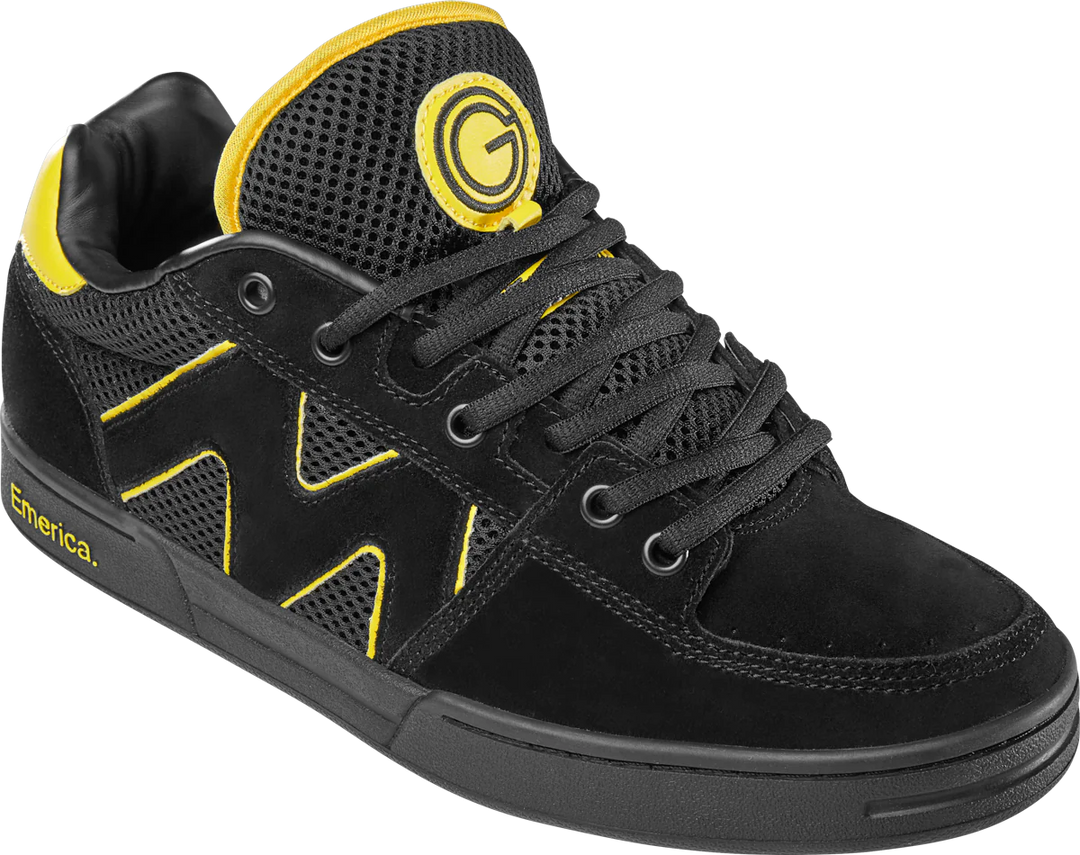 Emerica OG-1 Shoe, Black Yellow