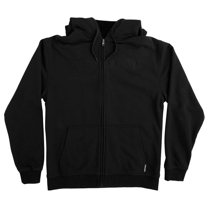 Independent Bar Stitch Zip Hoodie, Black