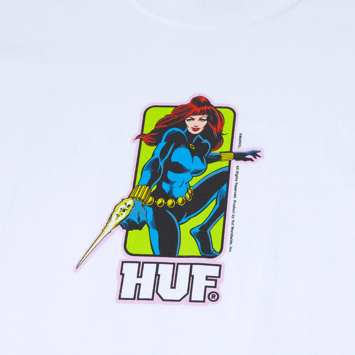 HUF x Avengers Black Widow Tee, White