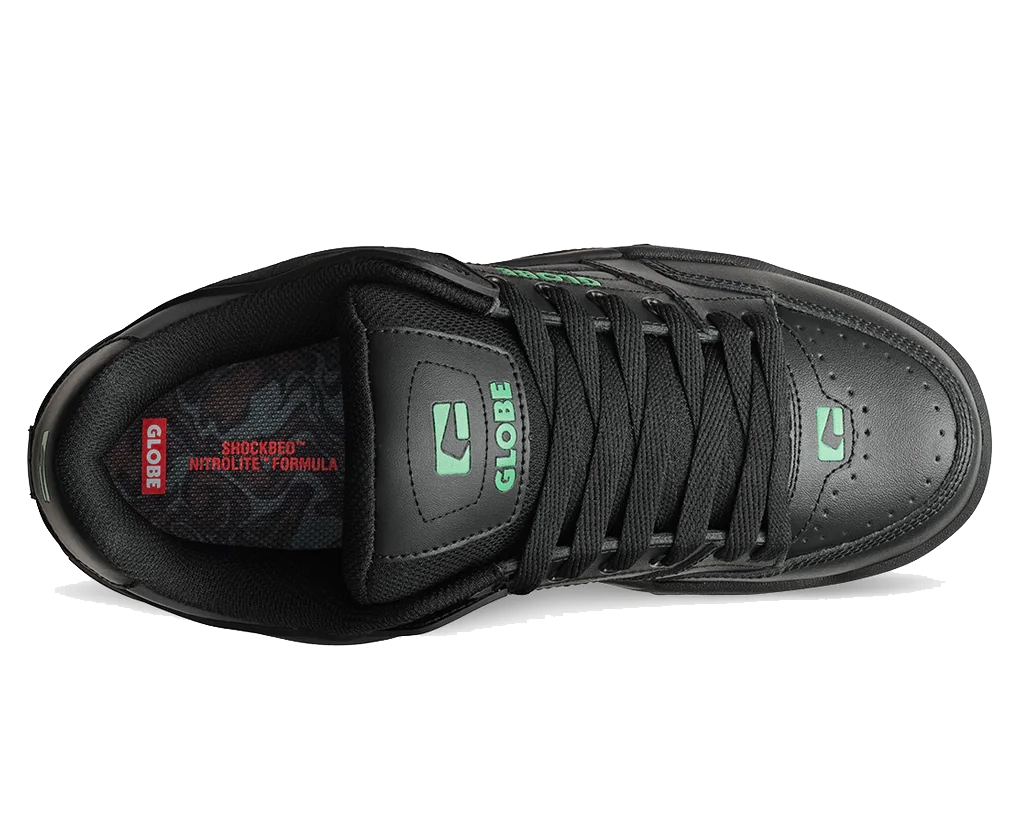 Globe Tilt Shoe, Black Green Mosaic