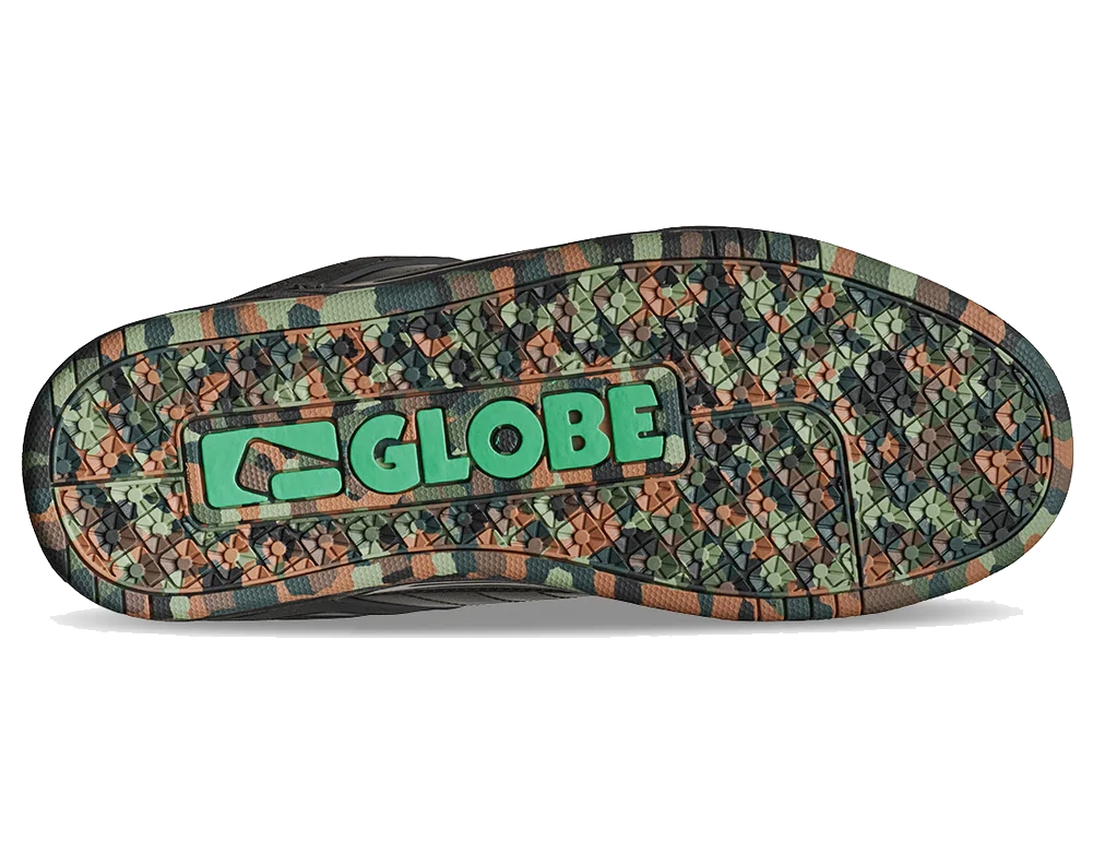 Globe Tilt Shoe, Black Green Mosaic