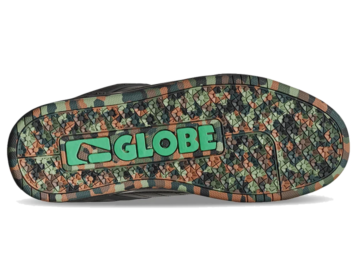 Globe Tilt Shoe, Black Green Mosaic