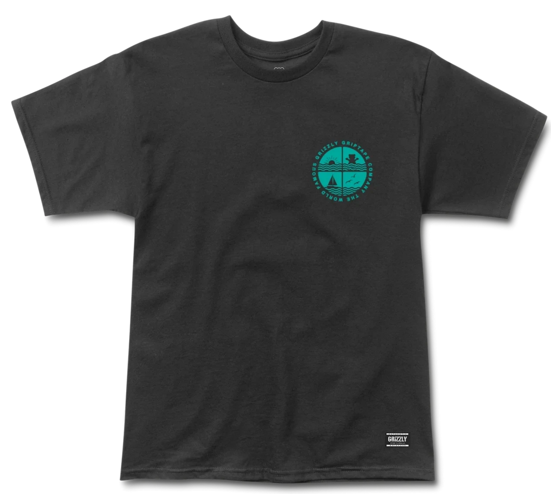 Grizzly Terain Tee, Black