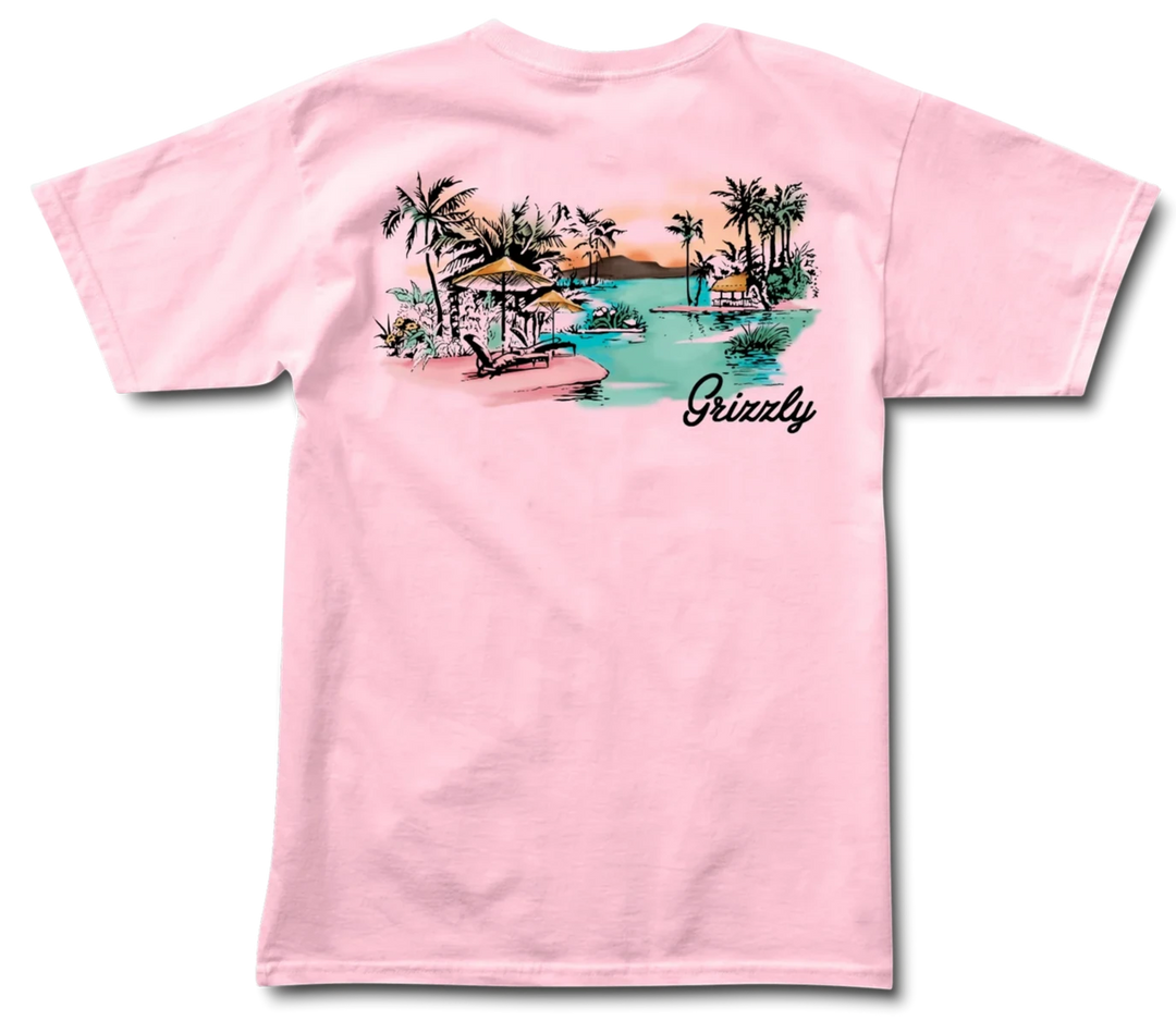 Grizzly Island Tee, Pink