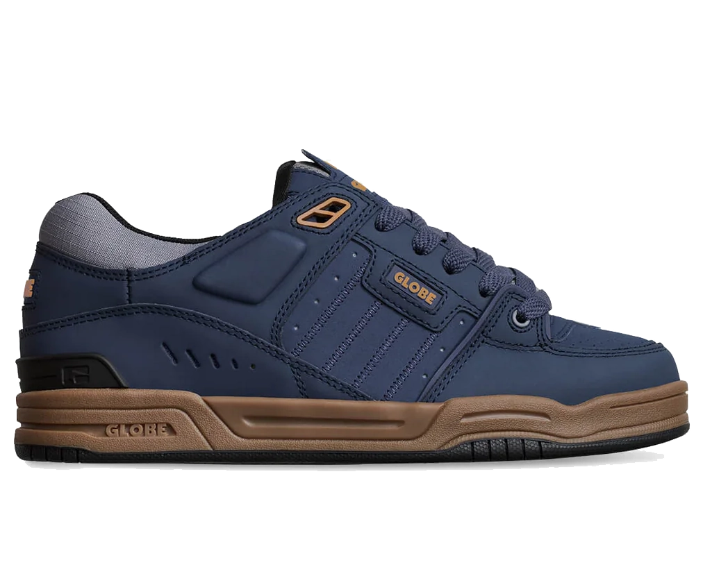 Globe Fusion Skateboarding Shoes Navy Grey