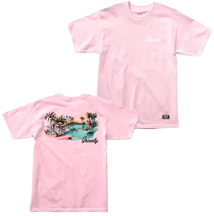 Grizzly Island Tee, Pink