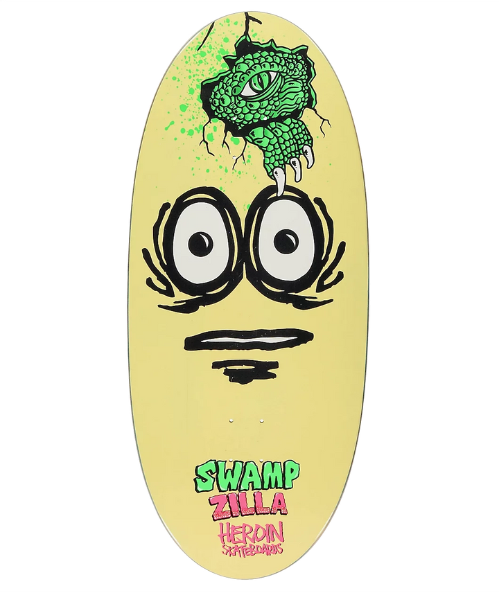 Heroin Swampzilla Skateboard Deck 13.0