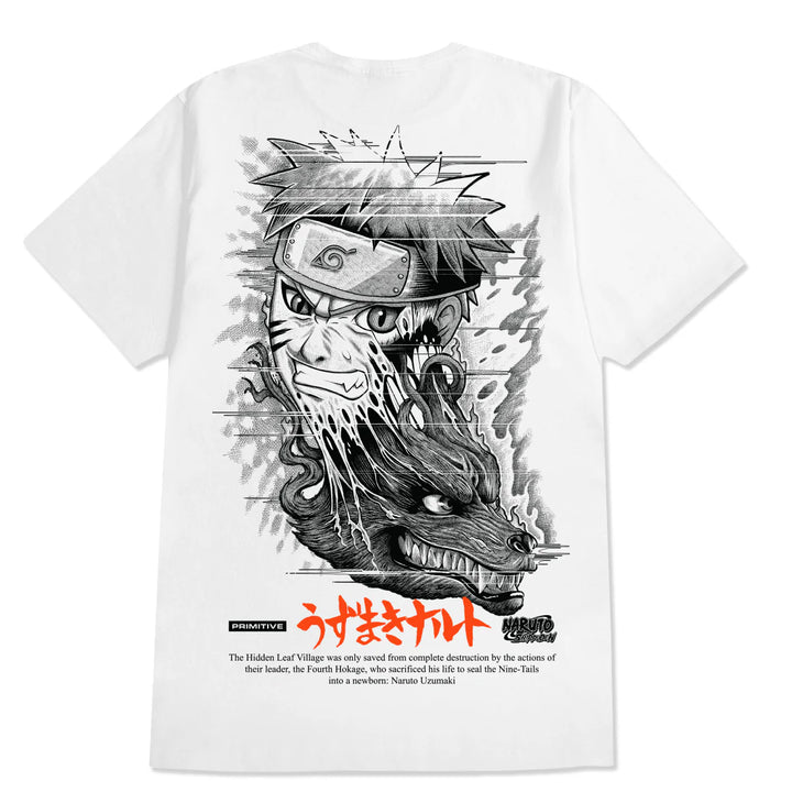 Primitive x Naruto Beast Tee, White