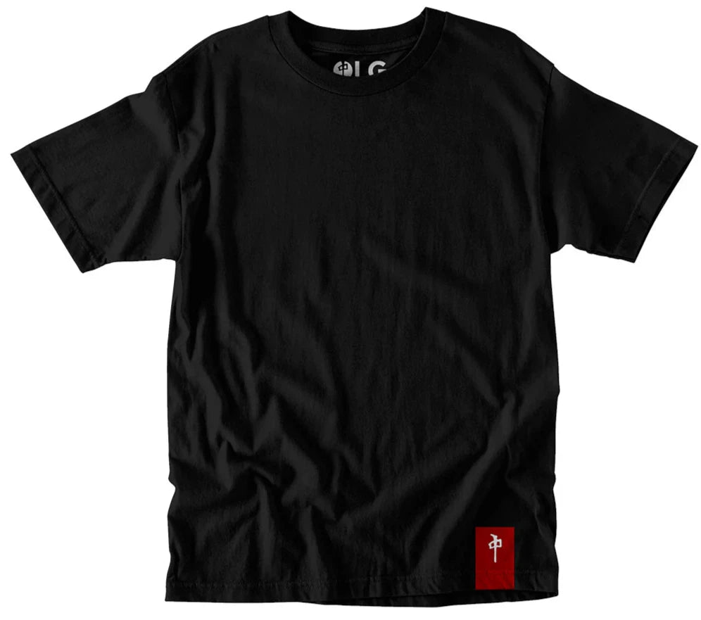 RDS Bottom Mark Skateboard Tee in Black