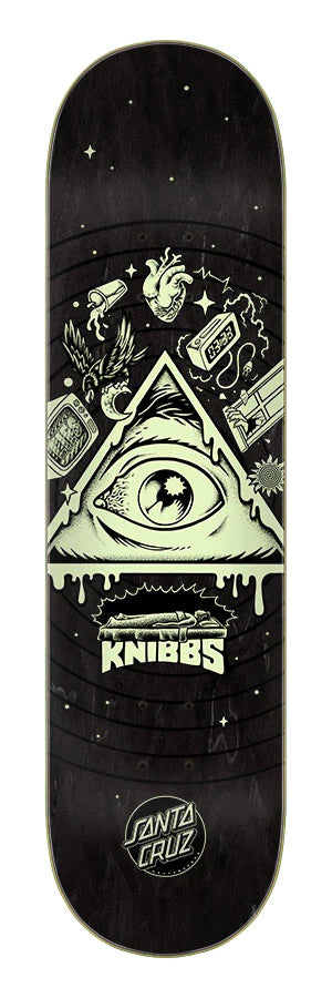 Santa Cruz Knibbs Paralysis Skateboard Deck 8.25