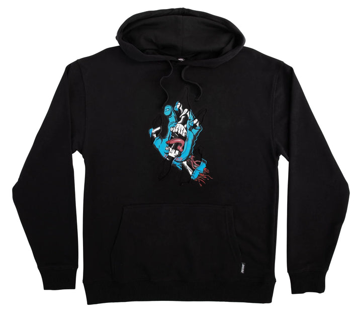 Santa Cruz Torn Hand Hoodie, Black