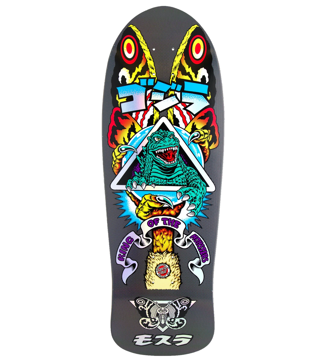 Santa Cruz x Godzilla Mothra Natas Skateboard Deck