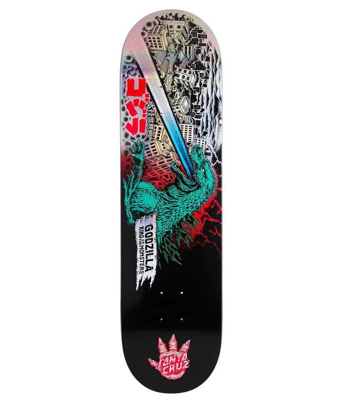 Godzilla x Santa Cruz O Brien Skateboard Deck