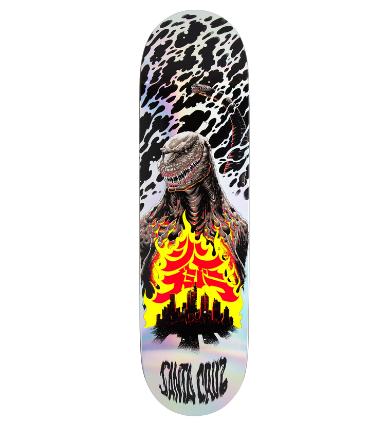 Santa Cruz x Godzilla Shin Knox Firepit Deck 8.5