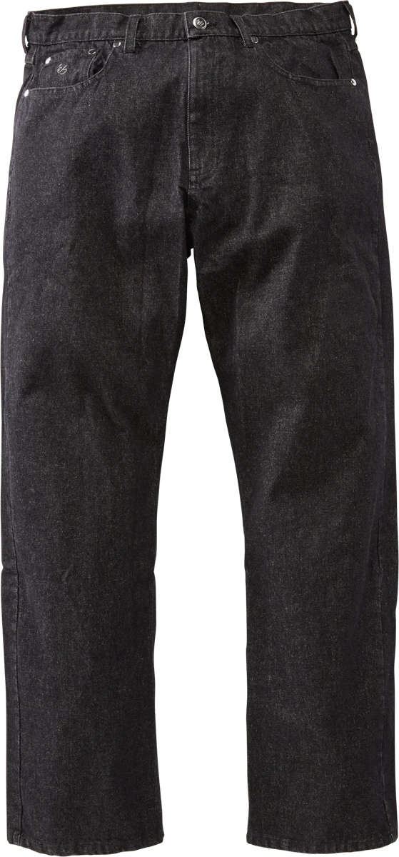 eS Baggy Denim Jeans, Black Wash