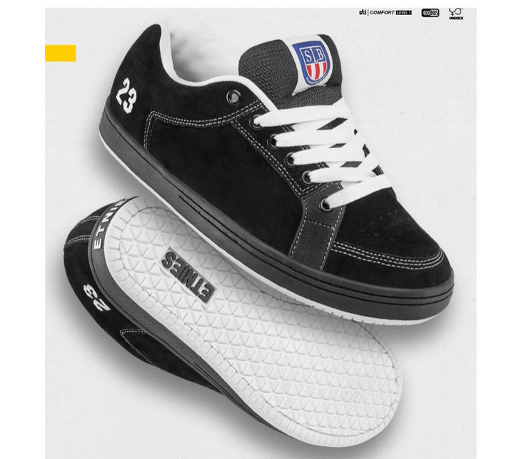 etnies Sal 23 Shoes, Black White