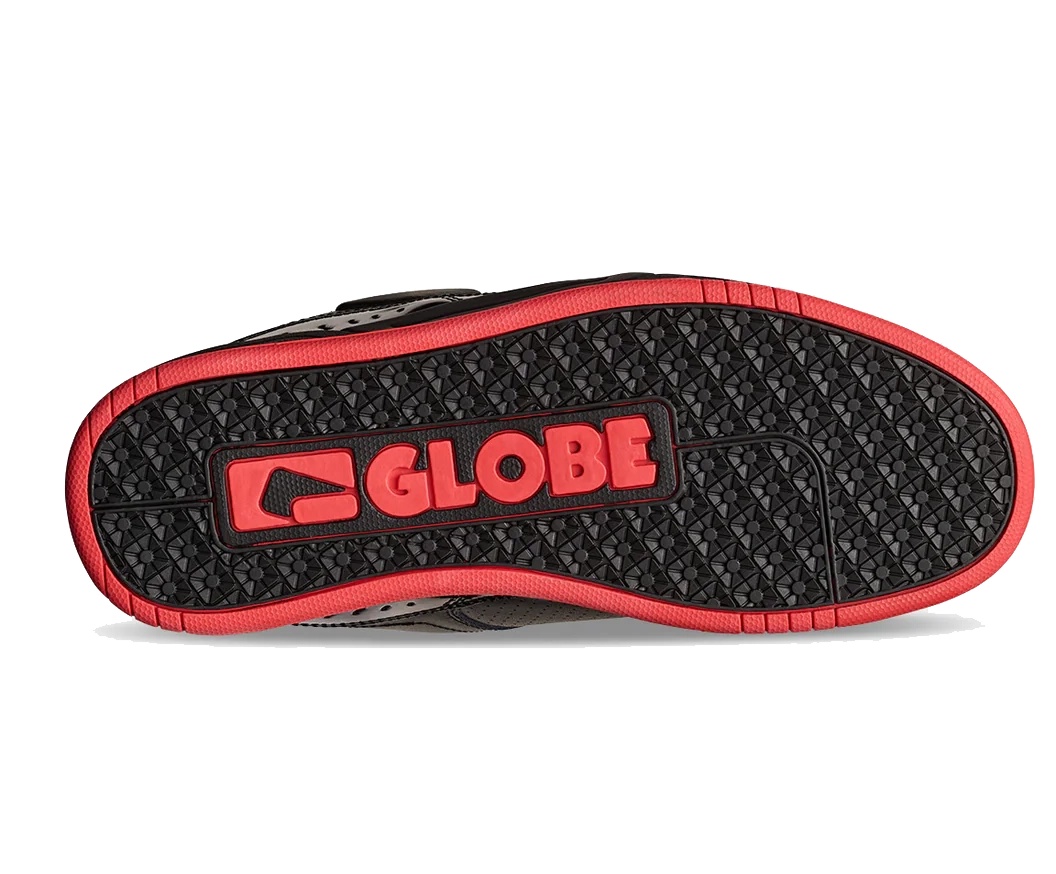 Globe Fusion Shoe, Black Red