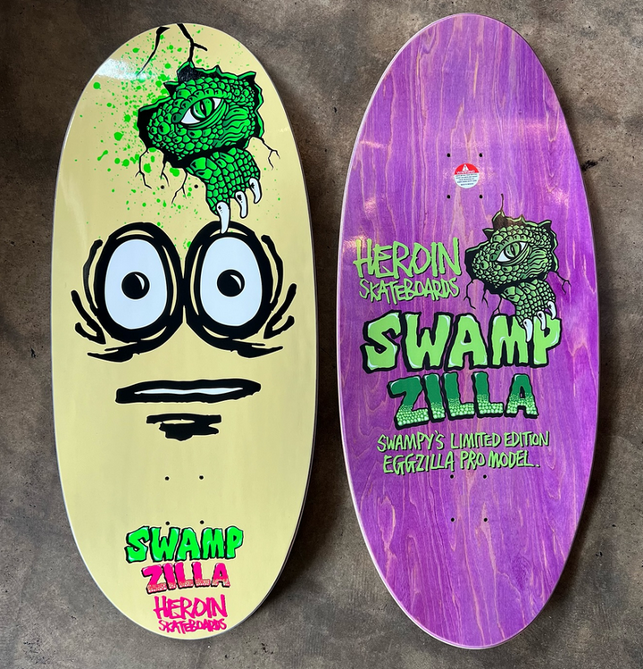 Heroin Swampzilla Skateboard Deck 13.0