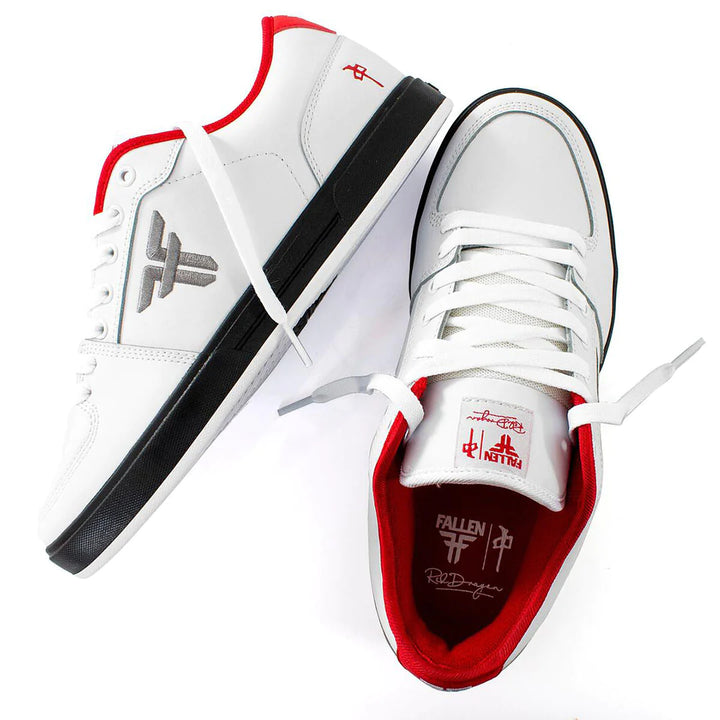 Fallen x RDS Patriot ll Shoe, White Red Black