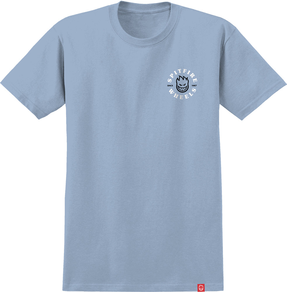 Spitfire Bighead Classic Tee, Light Blue