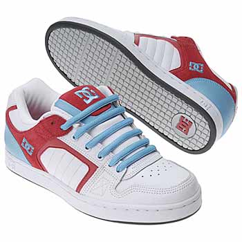 Dc Men's Park Skate Shoes, White/Blue