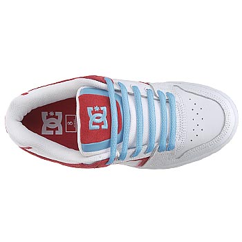 Dc Men's Park Skate Shoes, White/Blue