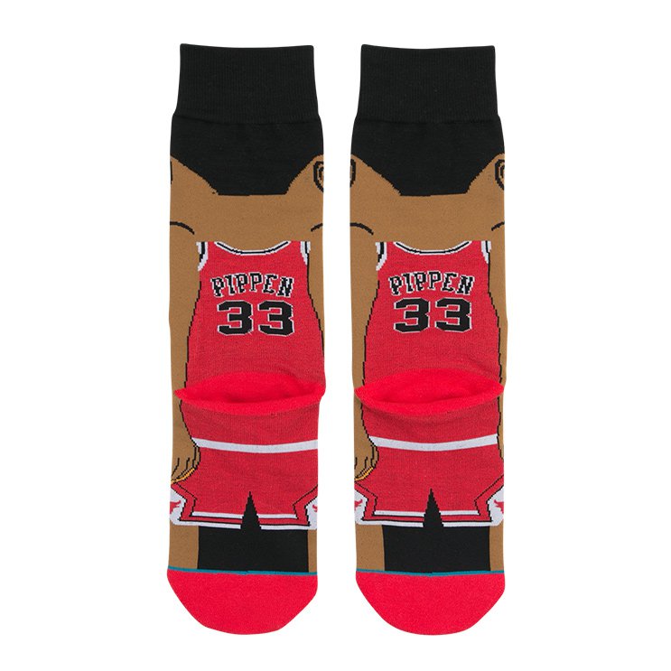 Stance Scottie Pippen Socks, Red