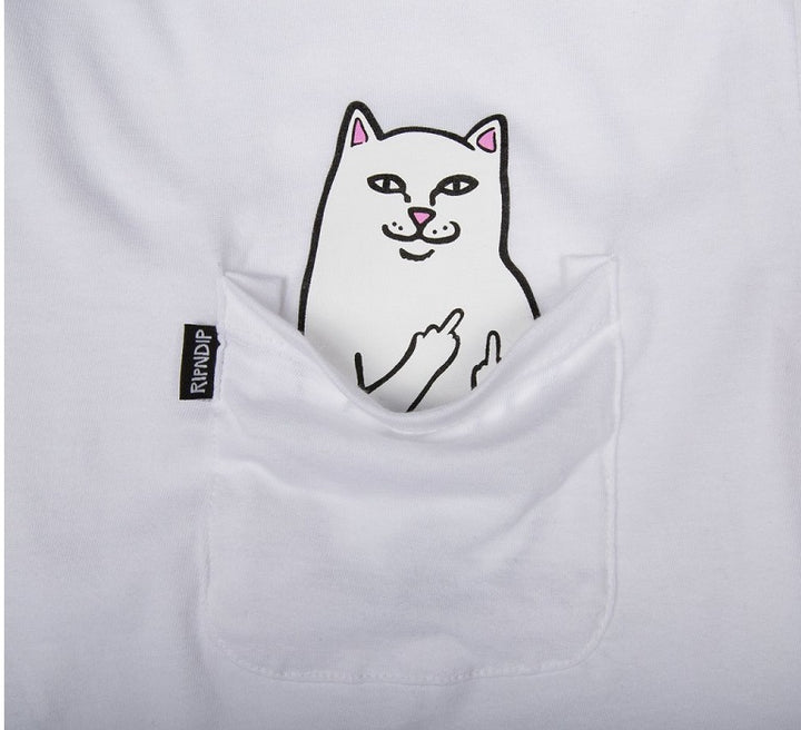 RIPNDIP Lord Nermal Pocket Tee, White