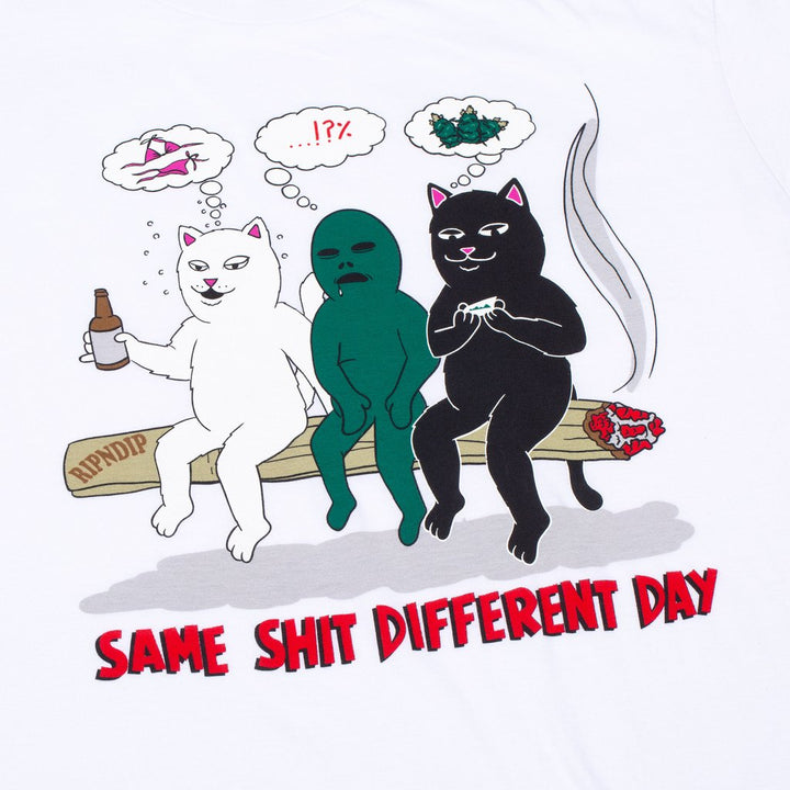 RIPNDIP Same Dreams Tee, White