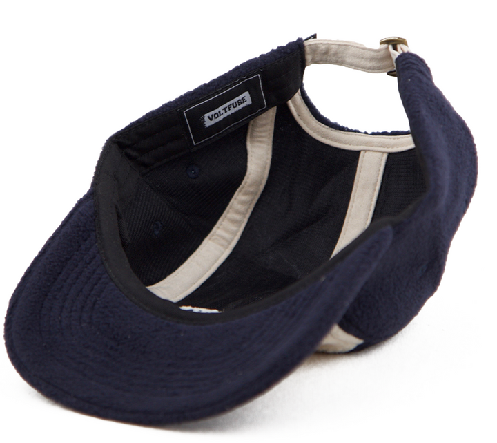 Voltfust Fuzz Strap Back Hat, Navy