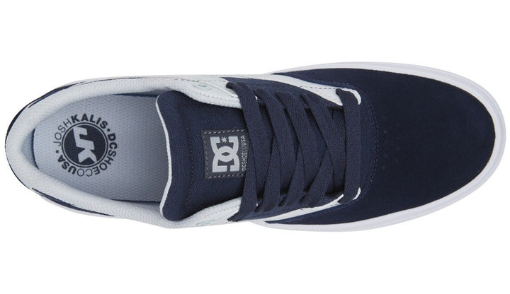 DC Shoes Kalis Vulc Shoe, Navy Silver