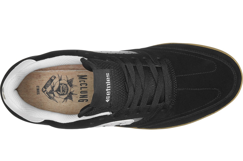 etnies Veer Trevor Mcclung Shoe, Black Gum White