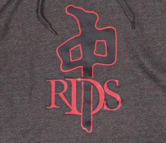 RDS OG Hoodie, Charcoal Black Red