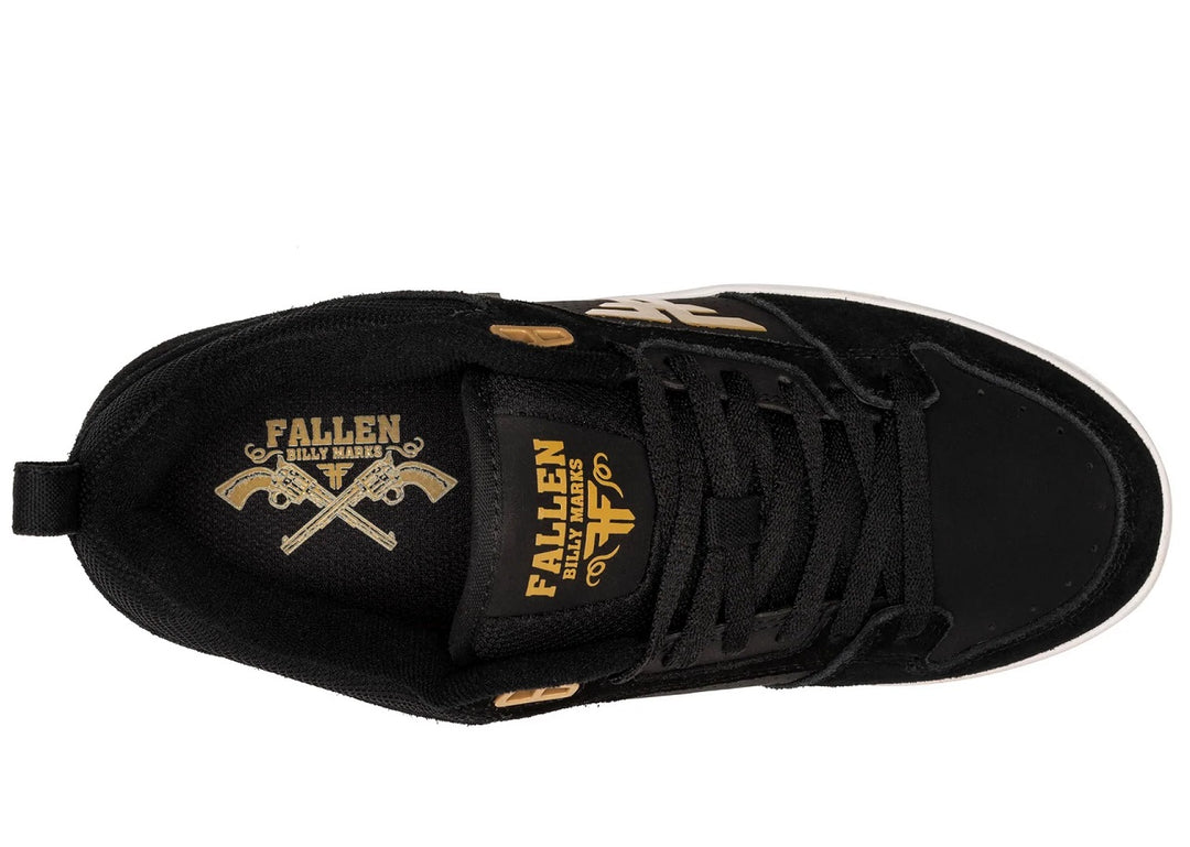 Fallen Revolver Billy Marks Shoe, Black Gold