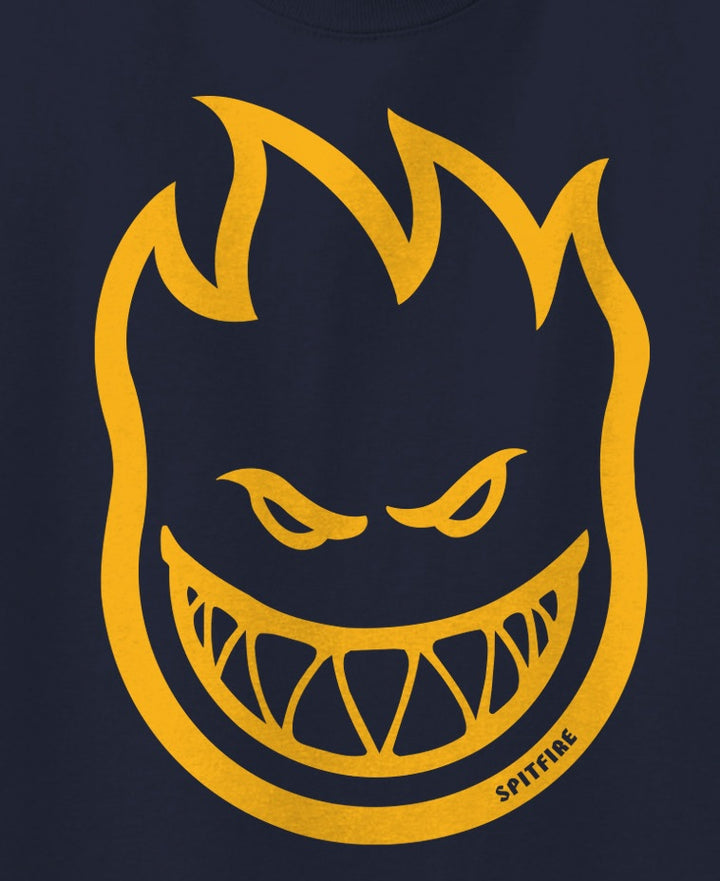 Spitfire Bighead Tee, Navy Gold