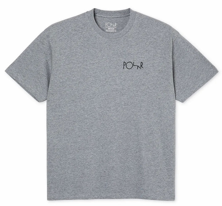 Polar Fill Logo Tee, Heather Grey