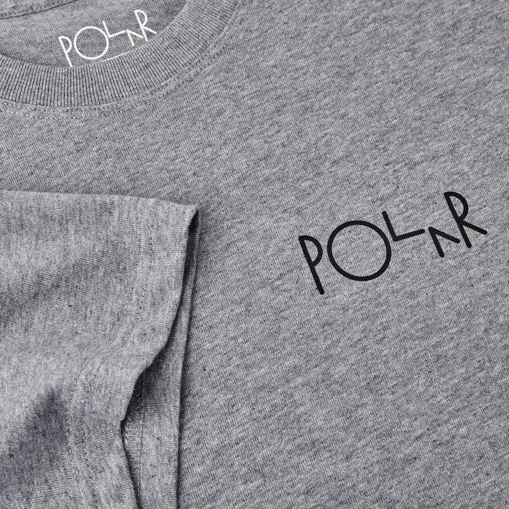 Polar Fill Logo Tee, Heather Grey