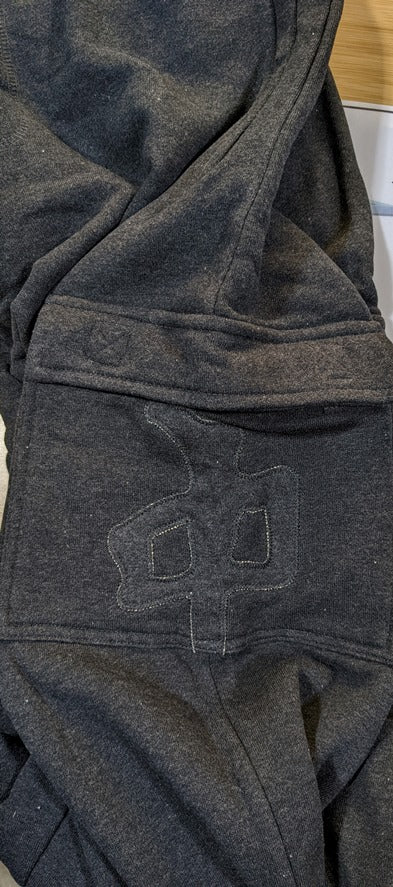 RDS Chung Cargo Self Fab Sweatpants, Dark Charcoal