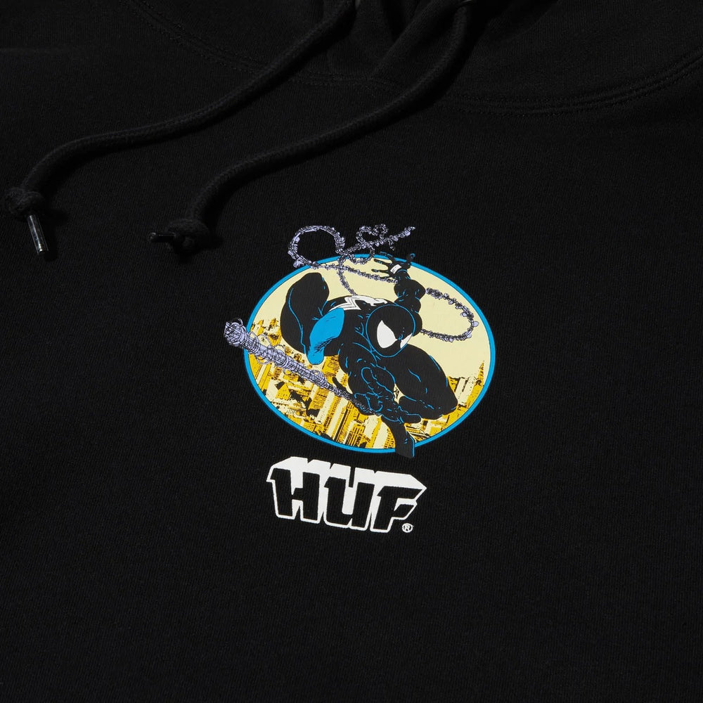 HUF x Marvel Spider-Man Three Hundred Hoodie, Black