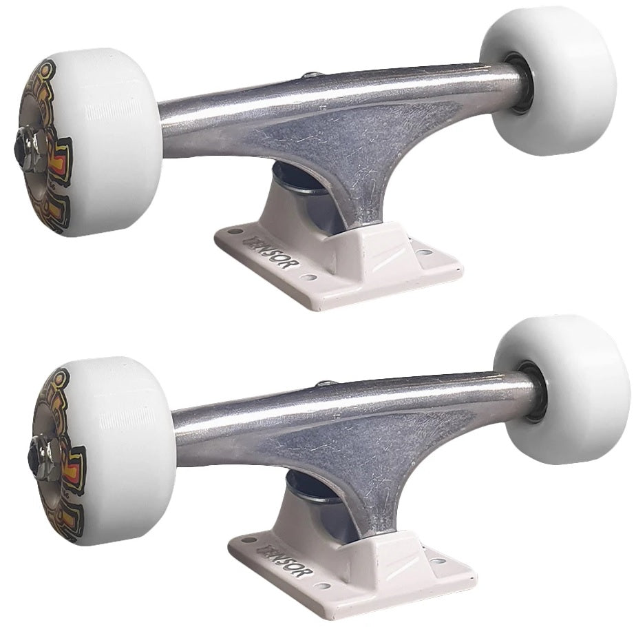 Blind OG Stretch Truck & Wheel Combo Raw White (Set of 2)