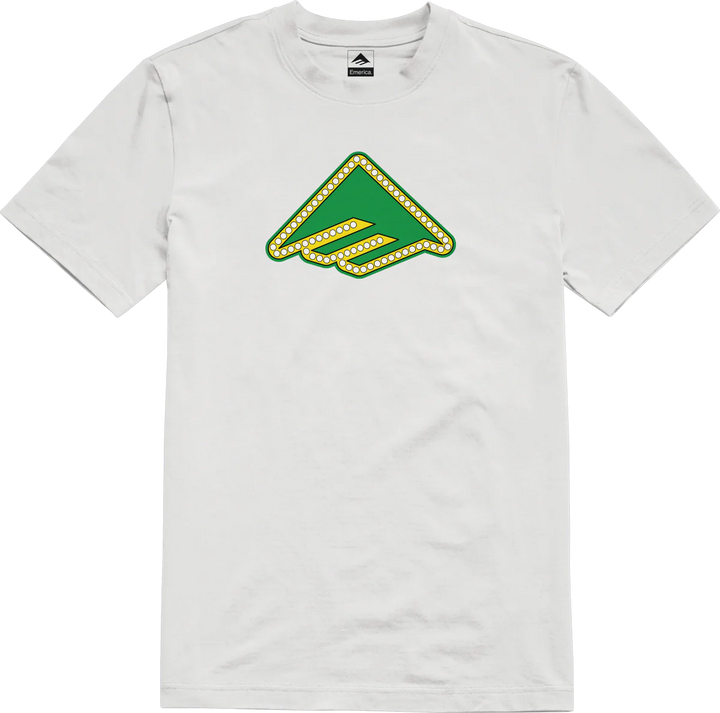 Emerica x Shake Junt Triangle Lights Tee, White