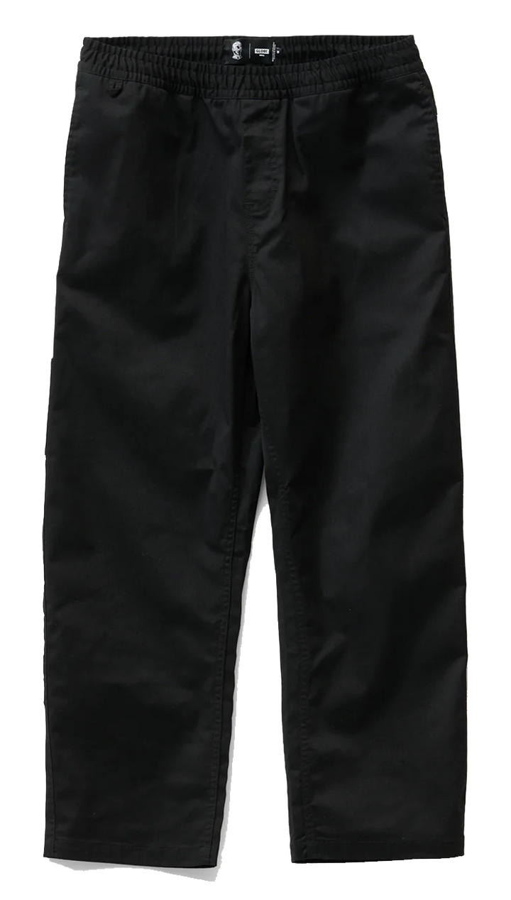 Globe Stray Elastic Waist Pants,  Black