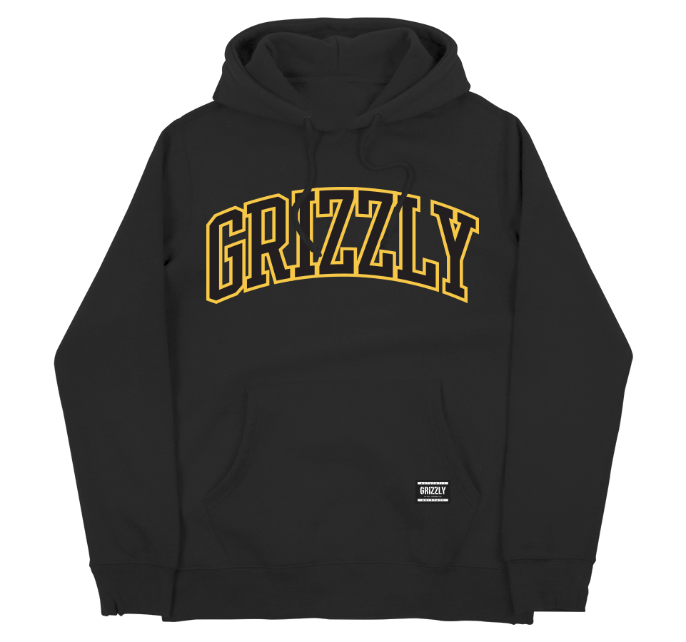 Grizzly University Hoodie, Black