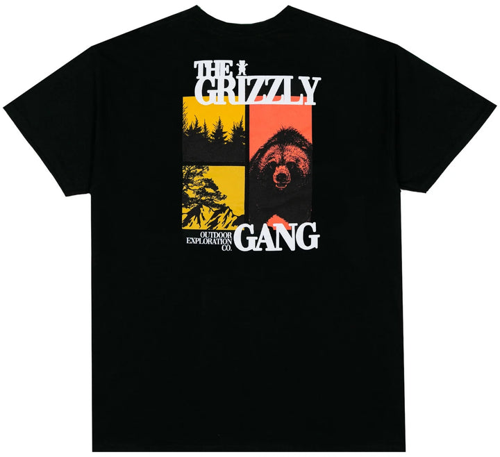 Grizzly Deep Woods Tee, Black